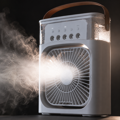 Klimzo  Mini rafraîchisseur d'air 3 en 1 | Ventilateur & brumisateur
