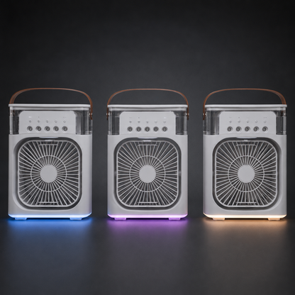 Klimzo  Mini rafraîchisseur d'air 3 en 1 | Ventilateur & brumisateur