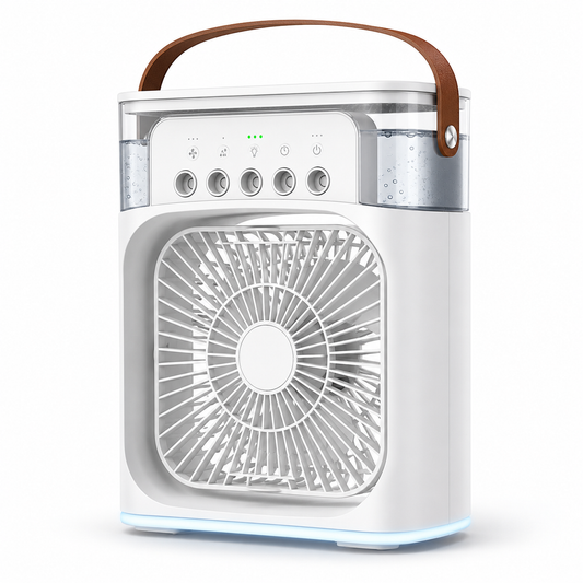 Klimzo  Mini rafraîchisseur d'air 3 en 1 | Ventilateur & brumisateur